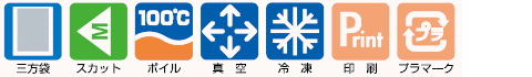 特性と機能アイコン